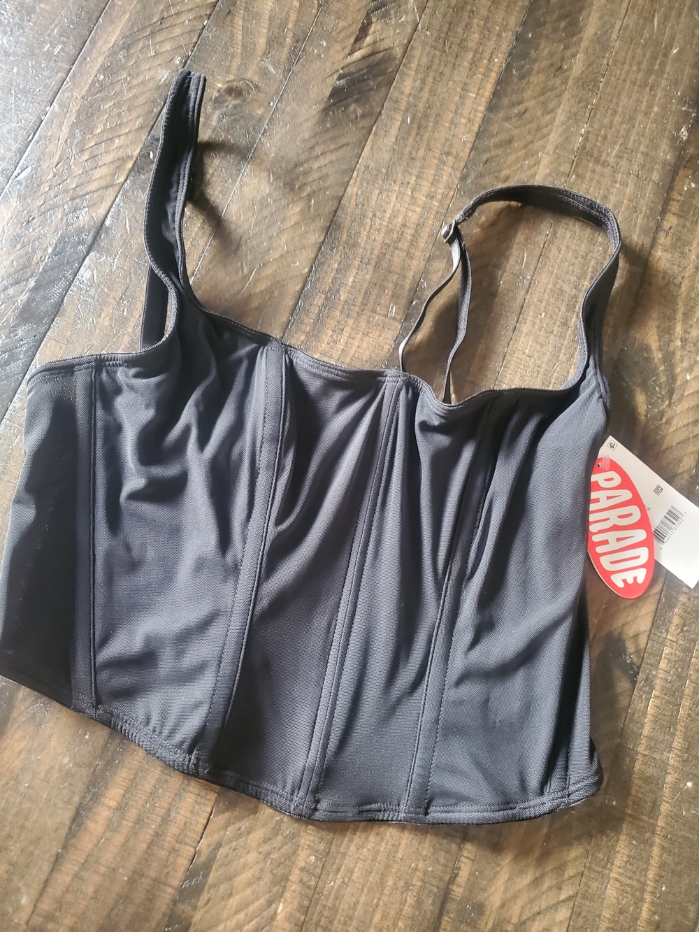 Parade Women's Black Longline Bustier Top